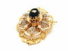 Brooch Art Deco Brooch Yellow Gold Onyx 58 Facettes 1599613CN