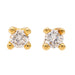 Earrings Puces Earrings Yellow gold diamond 58 Facettes 2382025CN