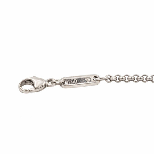Collier Chopard Collier Pendentif Happy Diamonds Or blanc Diamant 58 Facettes 2472912CN