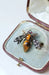 Broche Broche ancienne abeille oeil de tigre et diamants 58 Facettes