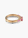 Bague 52 Bague Saphirs roses et Diamants 58 Facettes