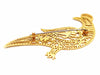 Peacock Brooch Yellow Gold Diamond 58 Facettes 1186435CN