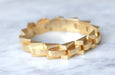 Bracelet Articulated tank bracelet in yellow gold 58 Facettes