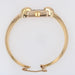 Lady's yellow gold watch bangle 58 Facettes 21-769