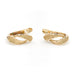Earrings Leverback earrings Yellow gold 58 Facettes 1875623CN
