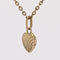 Pendentif Breloque coeur or jaune 58 Facettes CVP99