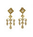 Earrings Length: 5.3 cm / Yellow / 750‰ Gold Gold and diamond earrings 58 Facettes 140057SP