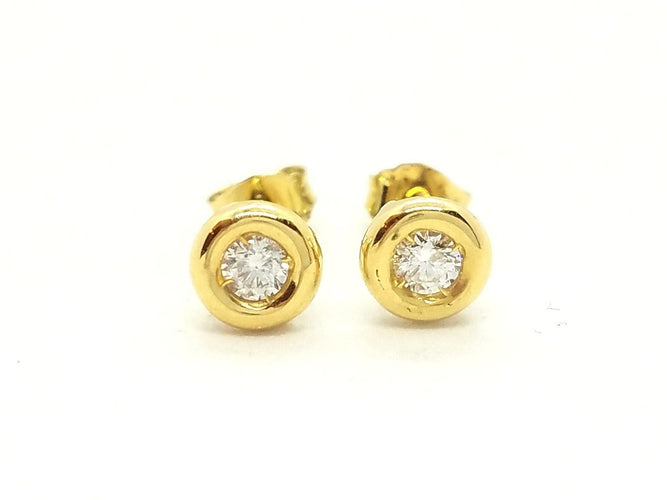 Boucles d'oreilles Boucles d'oreilles Or jaune Diamant 58 Facettes 579266RV
