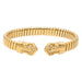 Bulgari bracelet Tubogas mesh bracelet Yellow gold Diamond 58 Facettes 2673927CN