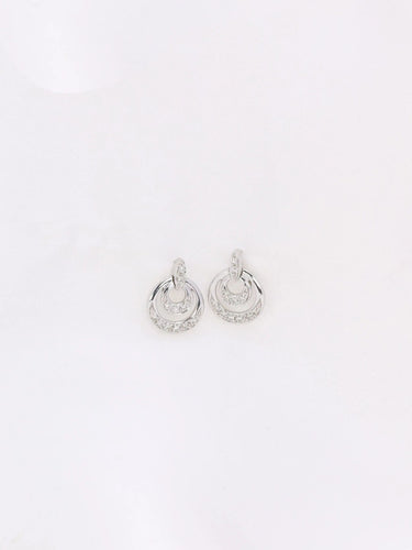 Boucles d'oreilles Boucles d’oreilles vintage or blanc et diamants 58 Facettes 926