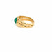 Ring 46 BVLGARI - Yellow Gold Colombian Emerald Ring 58 Facettes