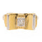 Bague 52 Bague Tank Or jaune Diamant 58 Facettes 2360827CN
