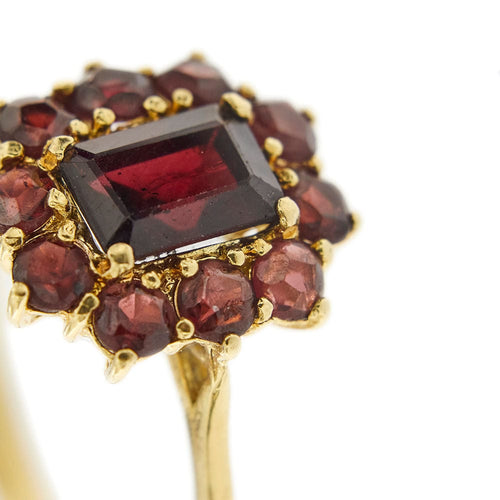 Bague 56 Bague avec grenats 58 Facettes 31160