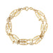 Bracelet Old gold double row filigree bracelet 58 Facettes CVBR25