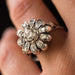 Bague 56 Bague diamants fleur 58 Facettes 19-361-59