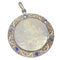 Pendentif Médaille Marie Art déco diamants et saphirs 58 Facettes 23191-0422