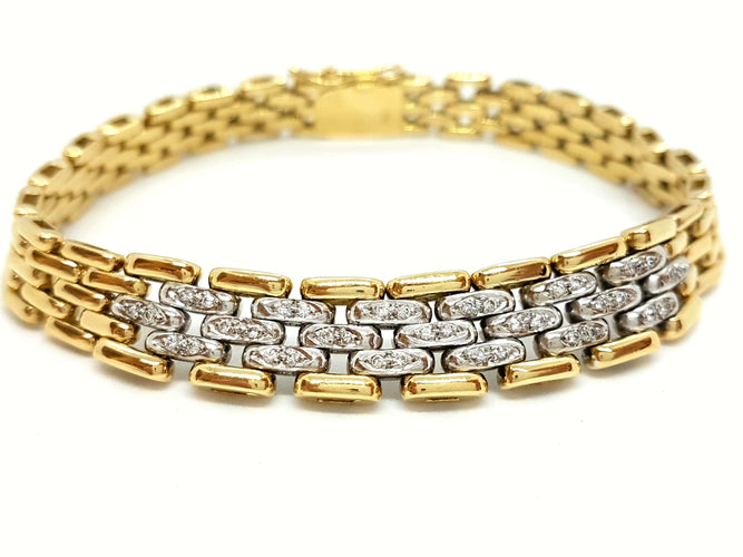 Bracelet Bracelet Or jaune Diamant 58 Facettes 00197CN
