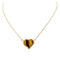 Collier Collier pendentif, "Coeur", or jaune, oeil de tigre. 58 Facettes 32133