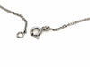 Necklace Curb chain necklace White gold 58 Facettes 1639541CN
