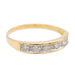 Bague 61 Bague Demi alliance Or jaune Diamant 58 Facettes 2674779CN