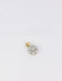 Pendentif Pendentif fleur 2 Ors Diamants 58 Facettes J278