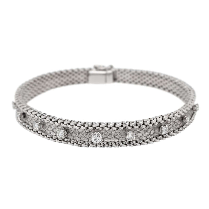 Gigi Supreme 1 Diamond Bracelet, Sparkle, White Gold, 17 cm – Gigi Clozeau  - créateur de bijoux