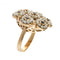 Bague 54 Bague Fleur saphirs et perles 58 Facettes 28692
