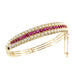 Bracelet Bracelet avec rubis naturels et perles 58 Facettes 21273-0596