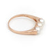 Ginette NY ring Maria ring Pink gold Pearl 58 Facettes