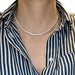 Necklace Diamond river necklace in white gold. 58 Facettes 30976