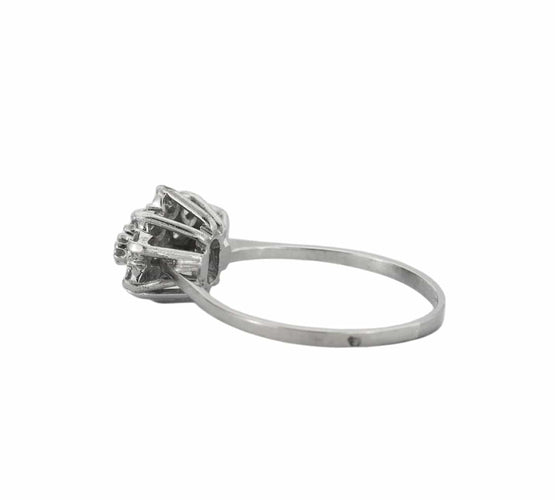 Bague 57.5 BAGUE "DAHLIA" DIAMANTS 58 Facettes BO/230030/
