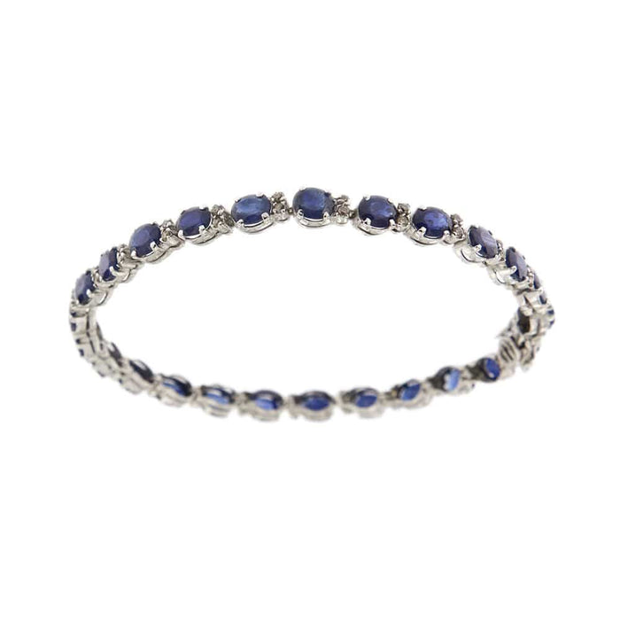 Bracelet Bracelet tennis saphirs et diamants 58 Facettes 30332