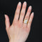 Bague 55 Bague vintage diamants à godrons 58 Facettes 21-111