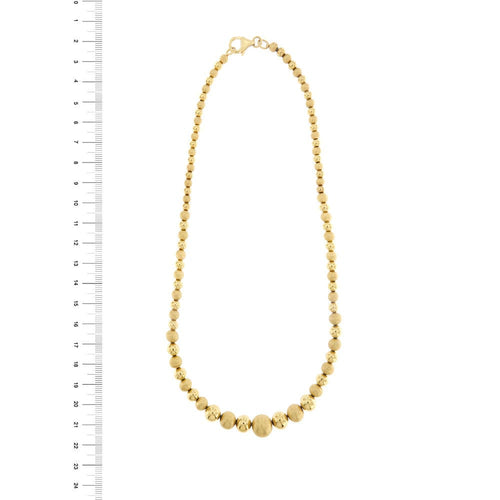 Collier Collier sphères Or jaune 58 Facettes 35584