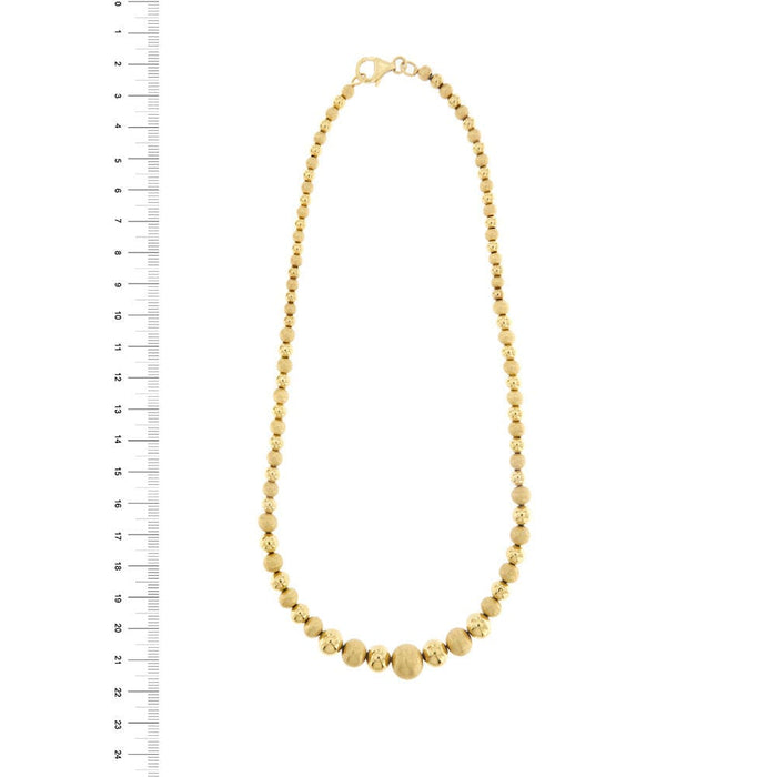 Collier Collier sphères Or jaune 58 Facettes 35584