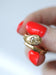 Ring Serpent ring old gold and diamond 58 Facettes