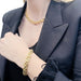 Chaumet “Kalinska” bracelet, yellow gold 58 Facettes 33263