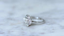 Ring Quadrilobed Art Deco diamond ring 58 Facettes