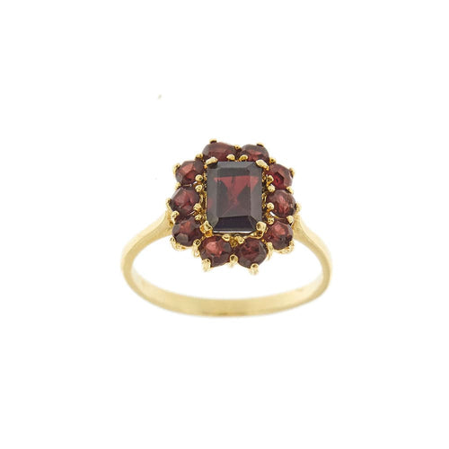Bague 56 Bague avec grenats 58 Facettes 31160