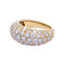Bague 46 Bague jonc en or jaune, diamants. 58 Facettes 32328