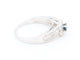 Bague 53 Mauboussin Bague Solitaire Chance of love Or blanc Saphir 58 Facettes 1655229CN