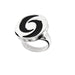 53 BVLGARI ring - Optical ring in white gold, onyx 58 Facettes 25638
