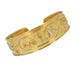 Bracelet Gold bangle bracelet with Egyptian motifs 58 Facettes CVBBR46
