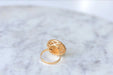 Ring Marianne 10 Francs coin ring in yellow gold 58 Facettes