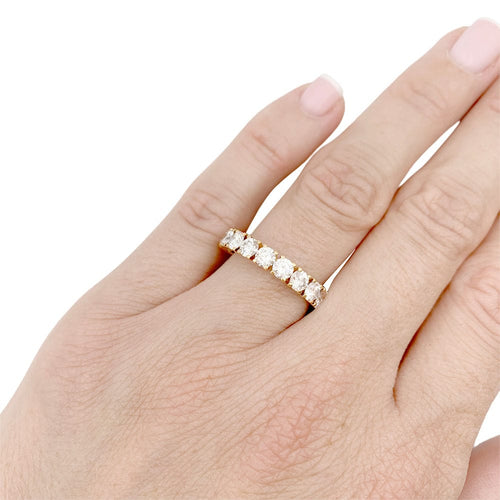 Bague 54 Bague Cartier, "Destinée", diamants, or jaune. 58 Facettes 33068