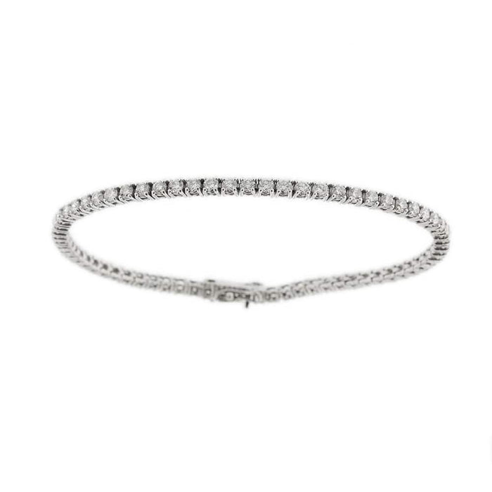 Broche Bracelet tennis diamants 3,40 ct 58 Facettes 6280