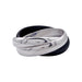 Ring 50 Cartier ring, “Trinity”, white gold and black ceramic. 58 Facettes 32949