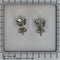 Boucles d'oreilles clous d'oreilles diamants 2,40 ct 58 Facettes 23249-0307