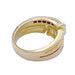 Bague 56 Bague or jaune, diamants et rubis. 58 Facettes 31858