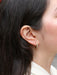 Boucles d'oreilles Demi-créoles Or jaune Diamants 58 Facettes J277